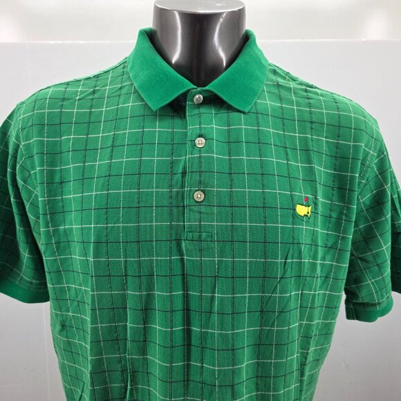Masters Collection 60s Two-Ply Mercerized Green Mens  Golfing Polo Size XL - Picture 9 of 16